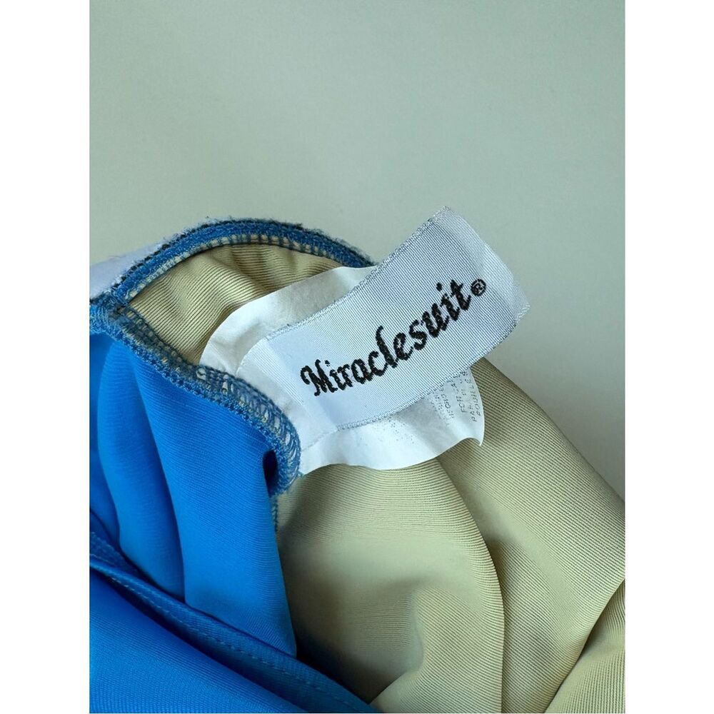 MiracleSuit Vintage Blue Shaping One Piece Swimsuit - Picture 6 of 14